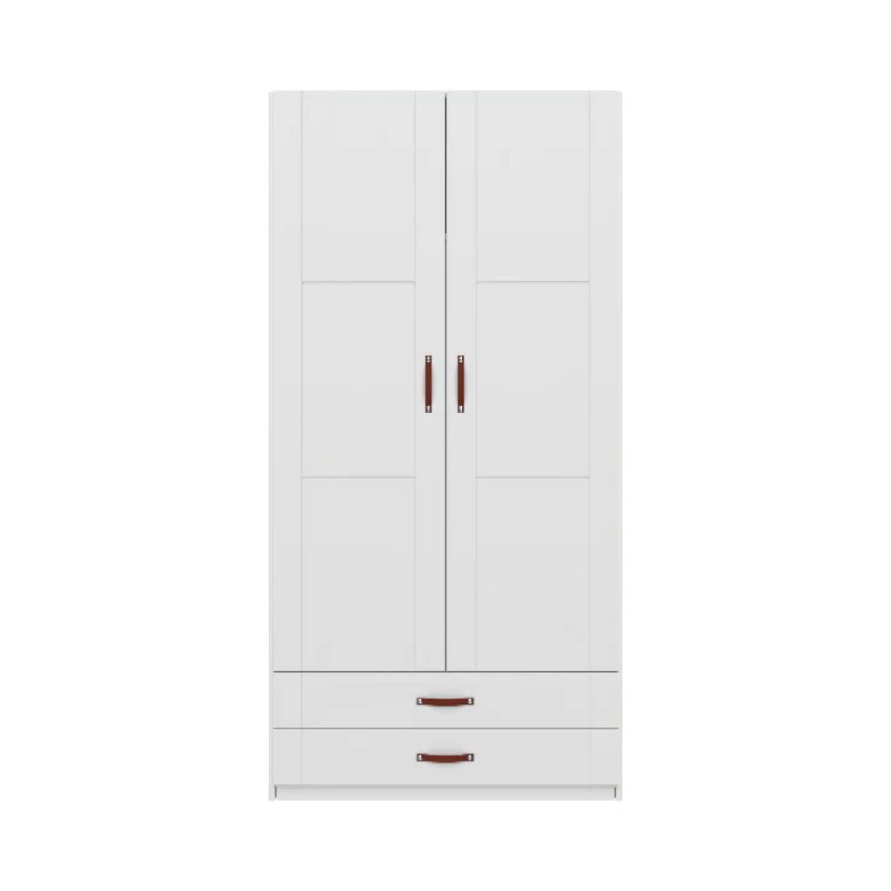 Kledingkast 100 cm/2 deuren+2 laden+ kast indeling