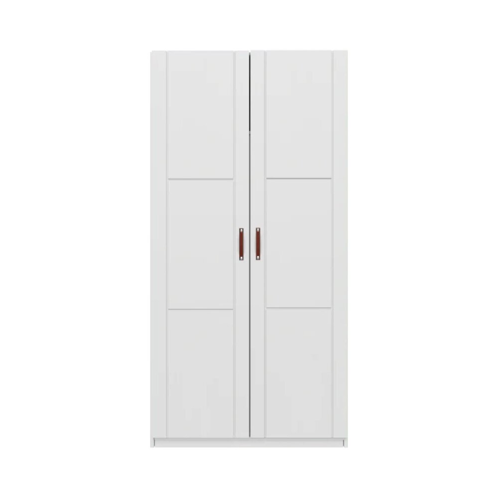 Kledingkast 100 cm/ 2 deuren + kast indeling Wit