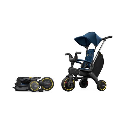 Opvouwbare driewieler Liki trike S3 Premium Deep blue
