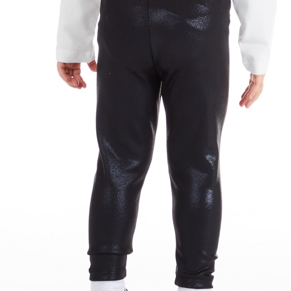 Legging zwart blinkend Nero