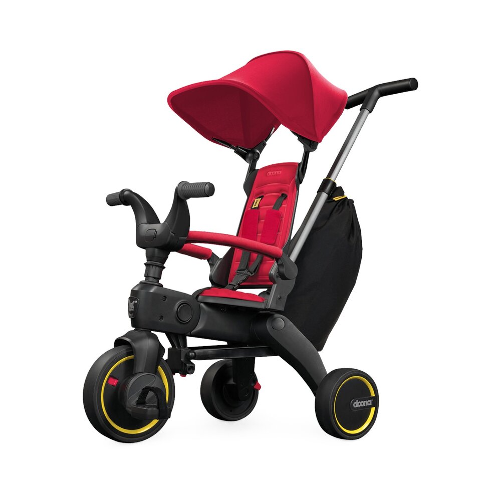 Opvouwbare driewieler Liki trike S3 Premium Flame red