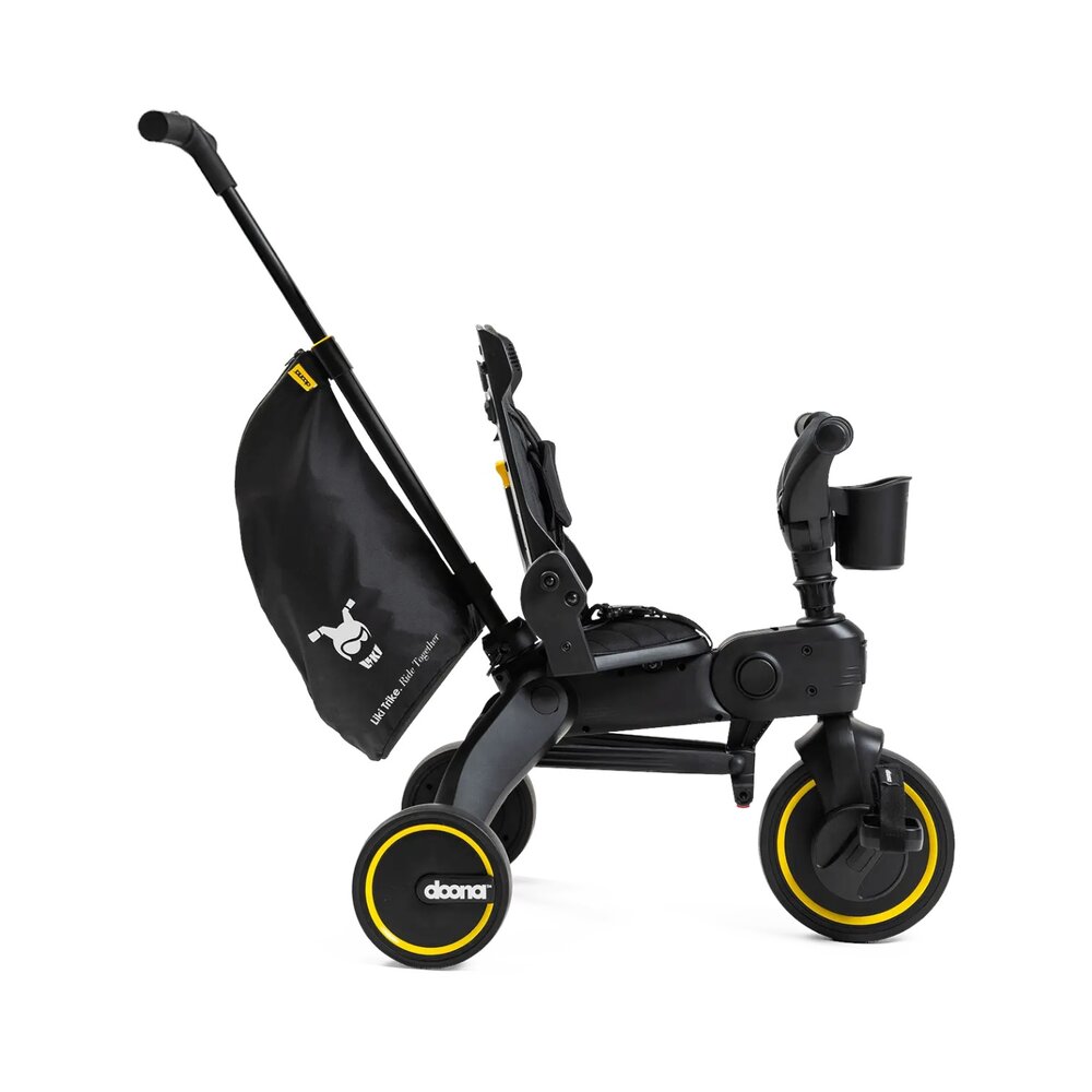 Opvouwbare driewieler Liki Trike Special Edition Midnight: schwarz / black