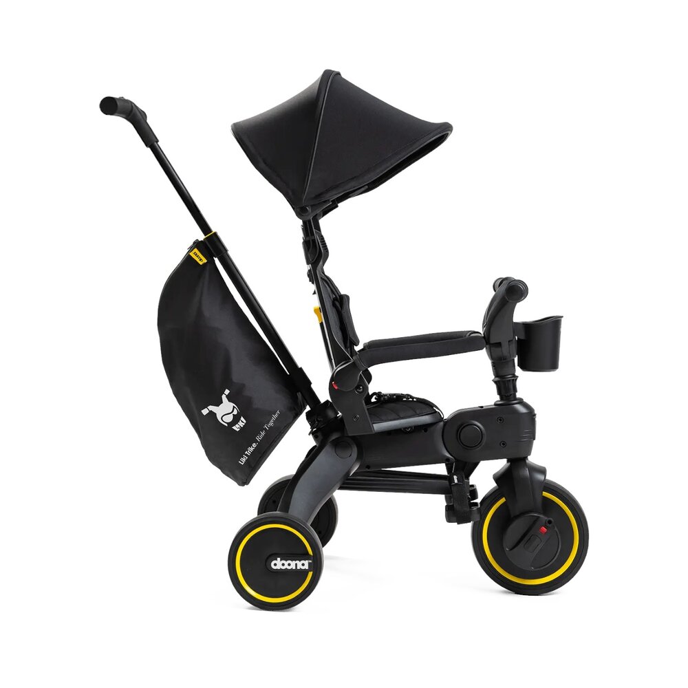 Opvouwbare driewieler Liki Trike Special Edition Midnight: schwarz / black