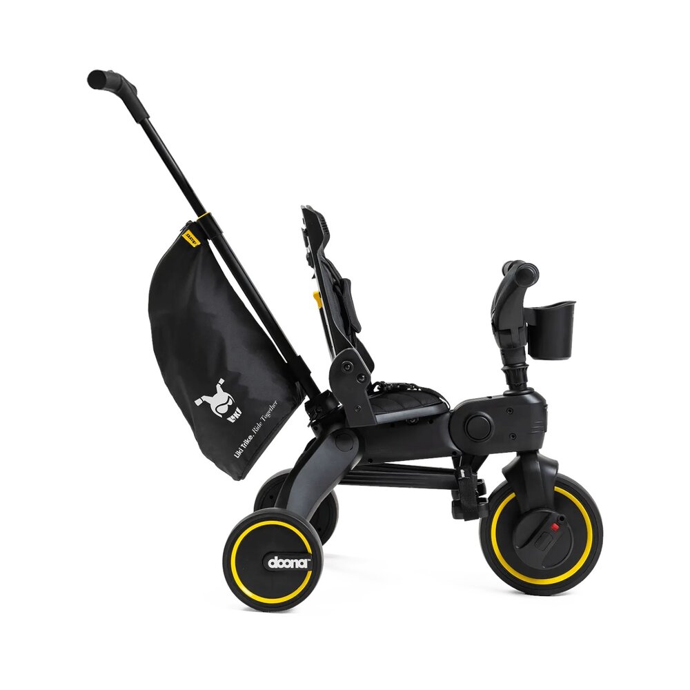 Opvouwbare driewieler Liki Trike Special Edition Midnight: schwarz / black