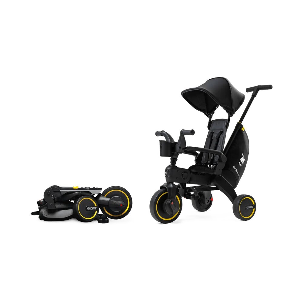 Opvouwbare driewieler Liki Trike Special Edition Midnight: schwarz / black