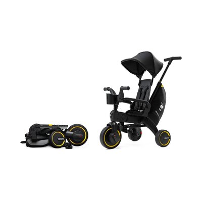 Opvouwbare driewieler Liki Trike Special Edition Midnight: schwarz / black