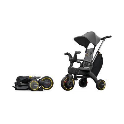 Opvouwbare driewieler Liki trike S3 Premium Forest grey