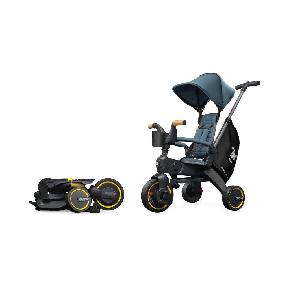 Opvouwbare driewieler Liki Trike S5 Ocean Blue