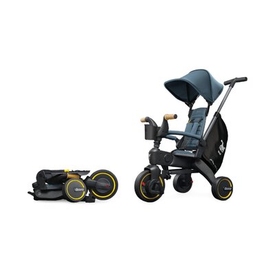 Opvouwbare driewieler Liki Trike S5 Ocean Blue