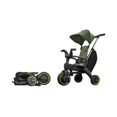 Opvouwbare driewieler Liki trike S3 Premium Desert green
