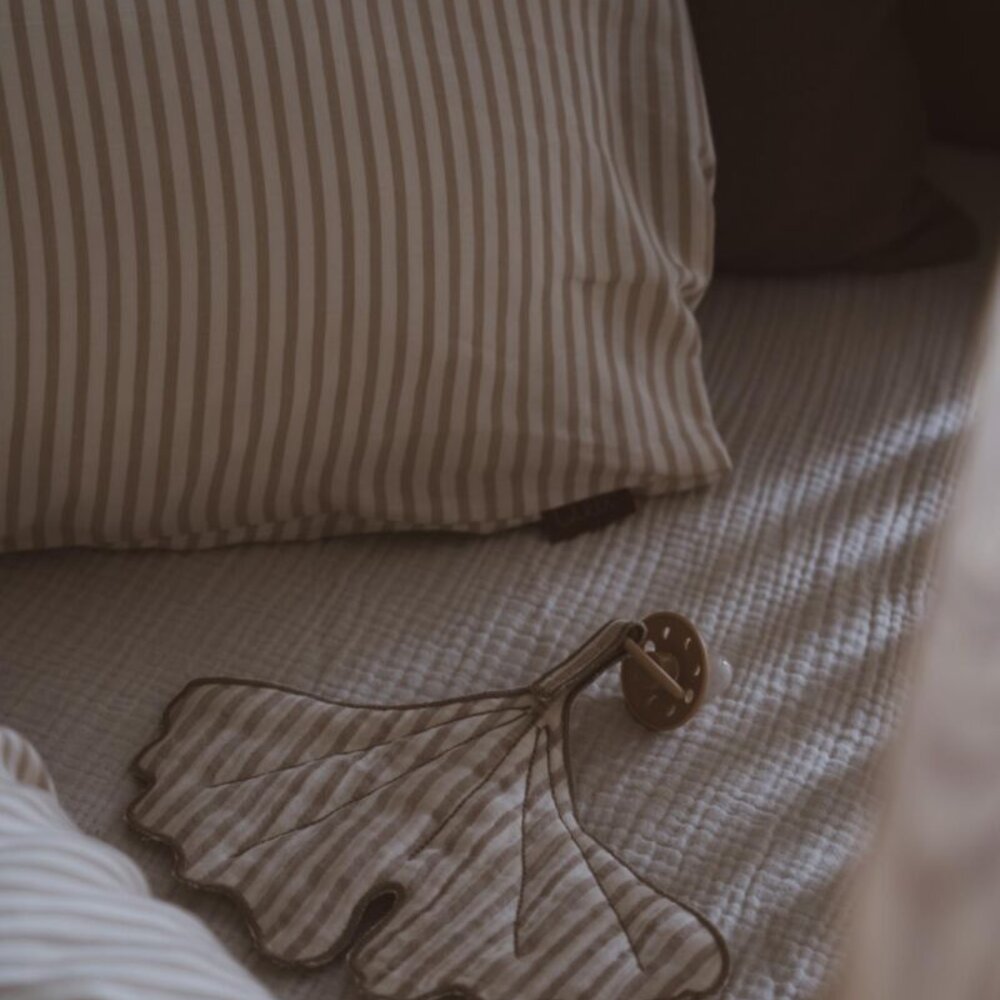 Natural - doudou Ginkgo Stripes