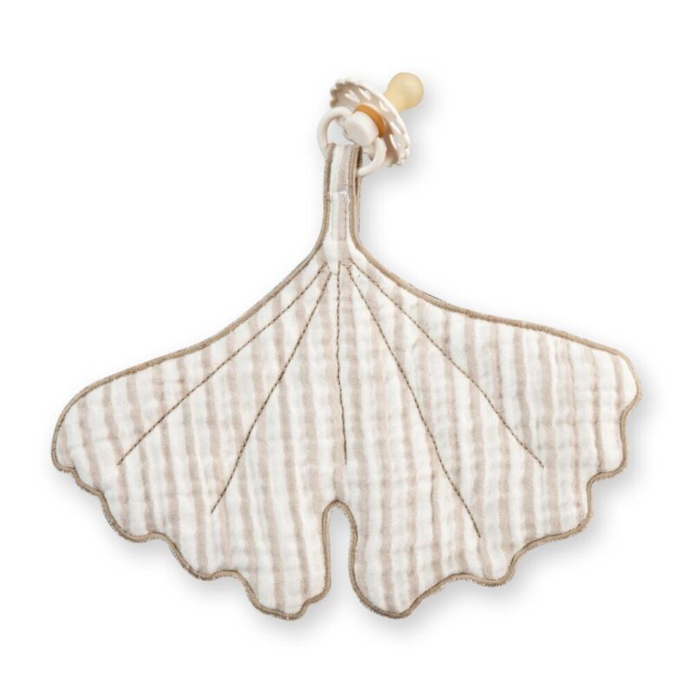 Natural - doudou Ginkgo Stripes