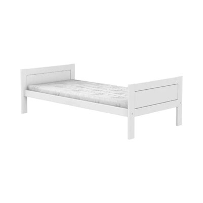 Basisbed 90x200/ luxe lattenbodem White