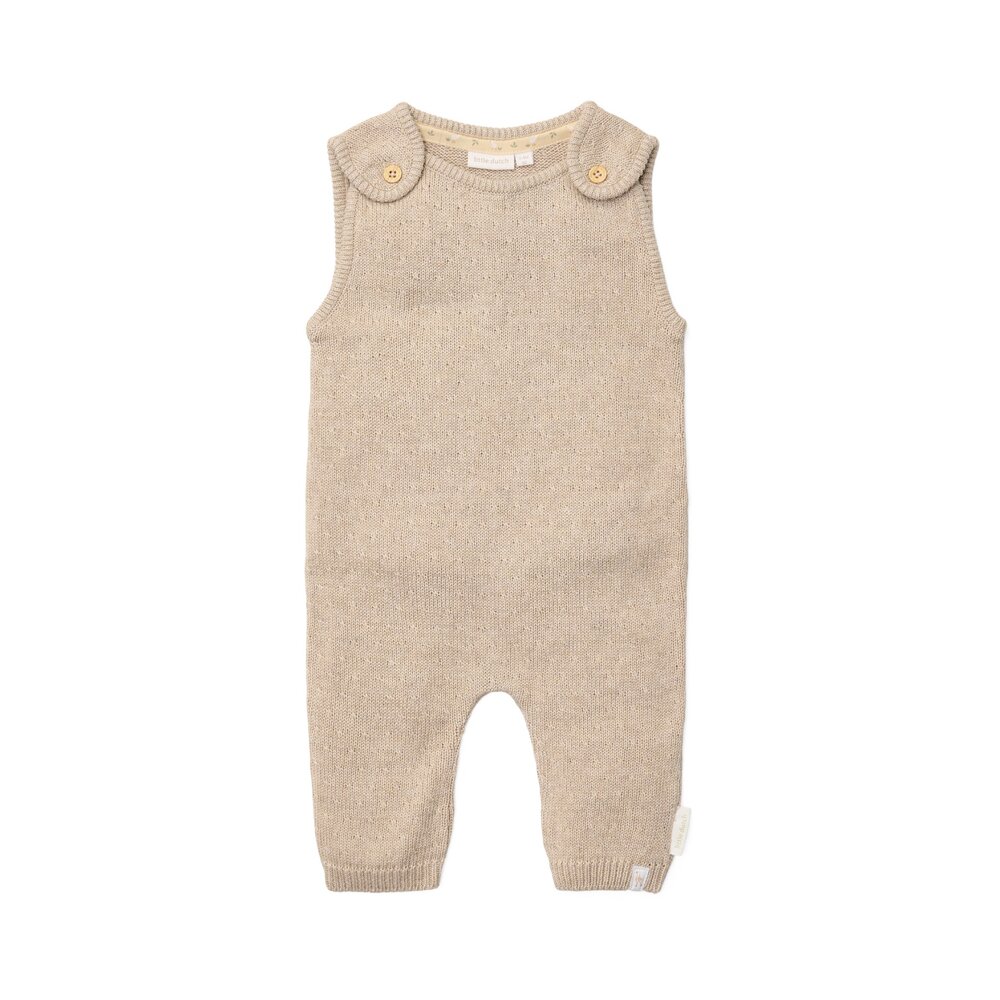 Gebreid boxpakje Soft Beige Melee