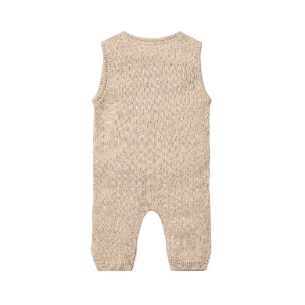 Gebreid boxpakje Soft Beige Melee