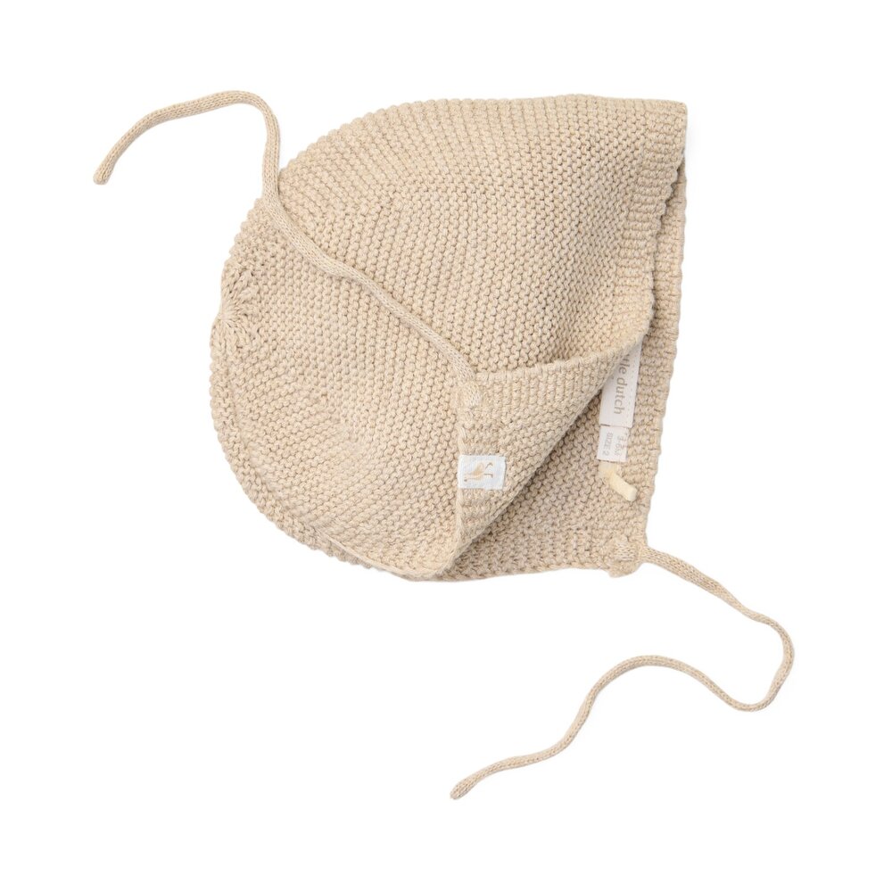 Gebreide muts Soft Beige Melee