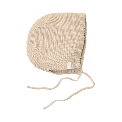 Gebreide muts Soft Beige Melee