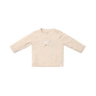 T-shirt lange mouwen Sand