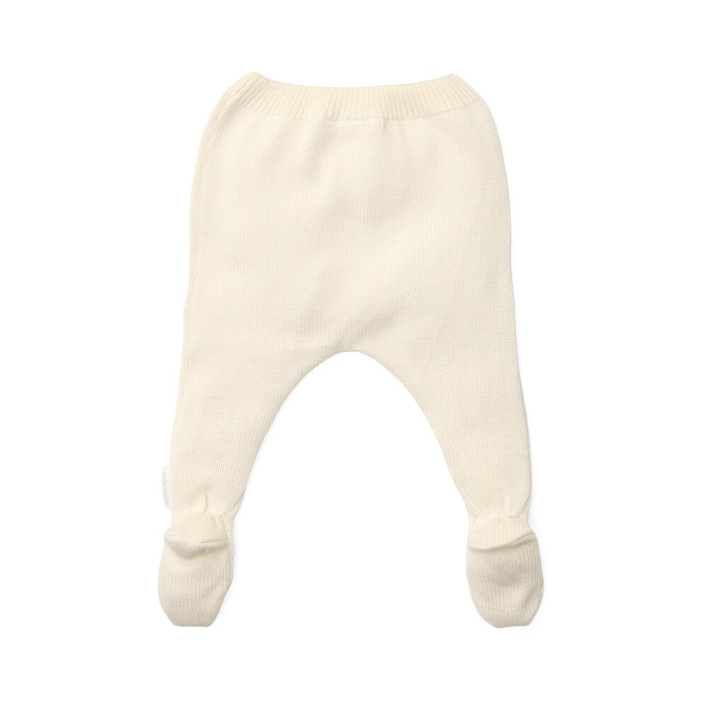 Gebreide broek Off white