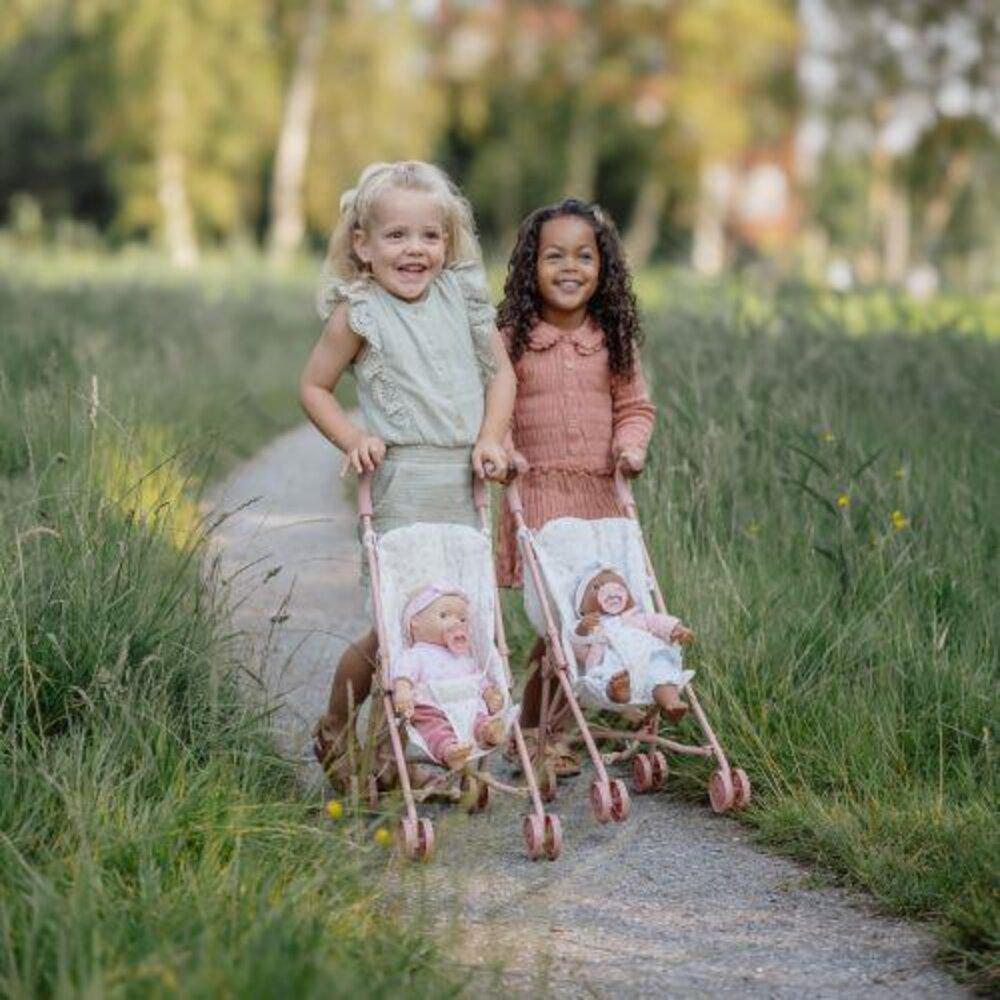Metalen Poppenbuggy Pink