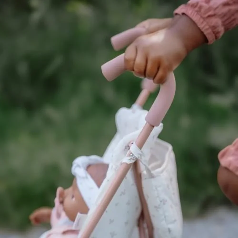 Metalen Poppenbuggy Pink
