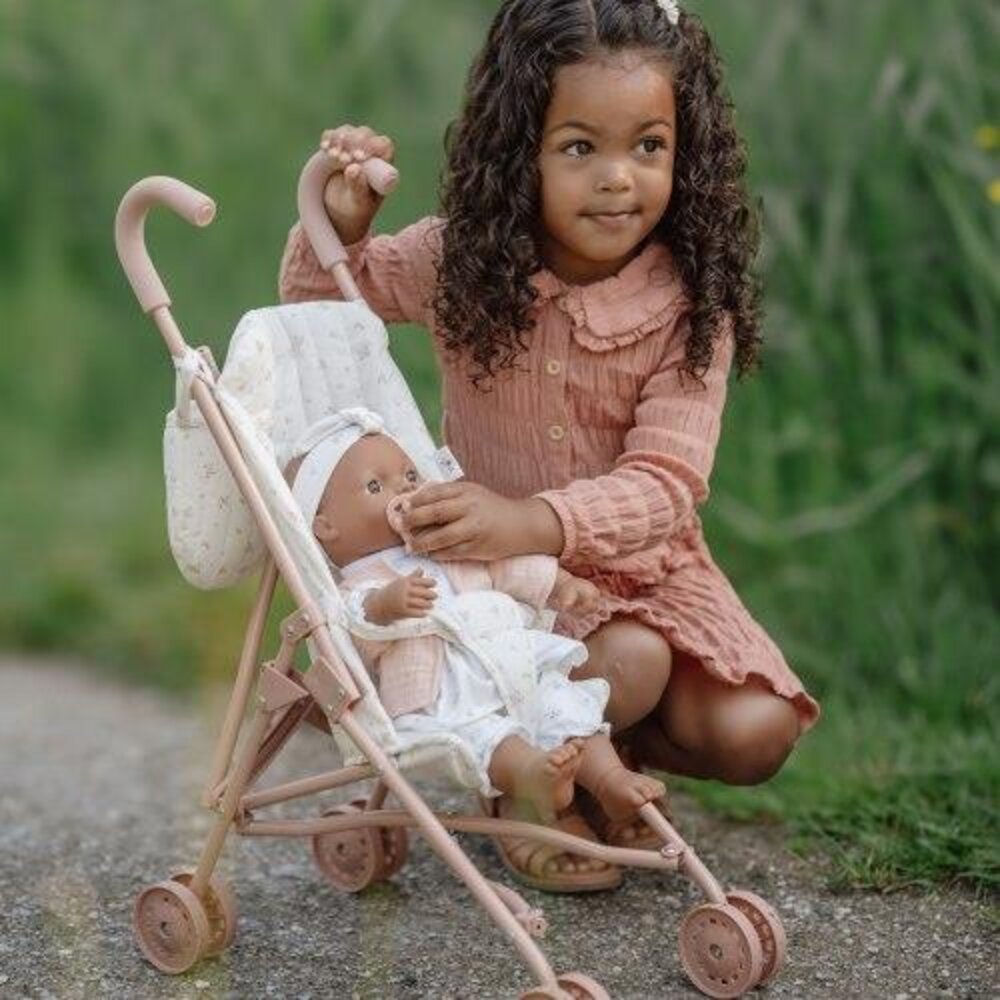 Metalen Poppenbuggy Pink