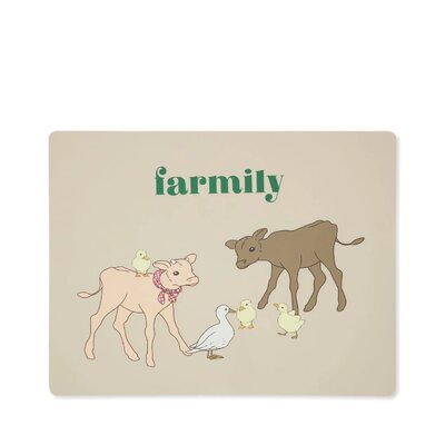 Silicone placemat Farm