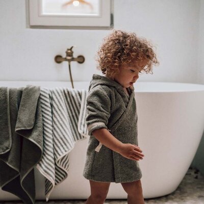 Baby badjas Dijon Daily moss Baby badjas Dijon Daily moss