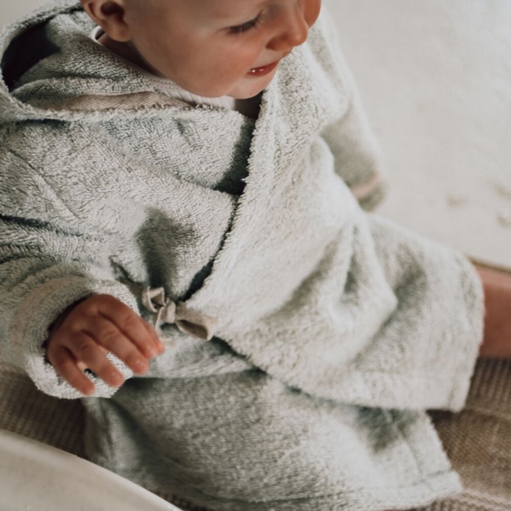 Baby badjas Dijon Daily warm white