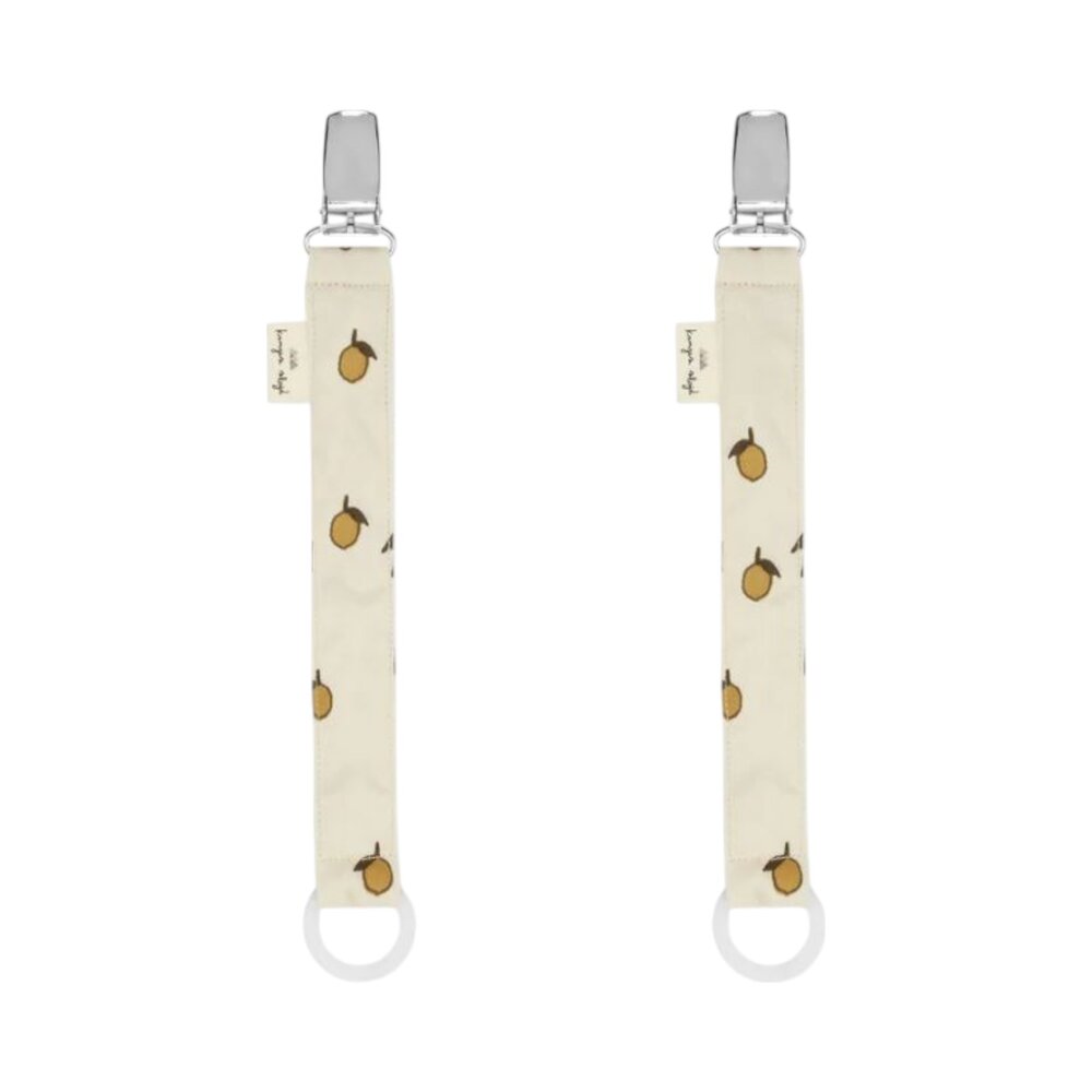 Fopspeenketting 2-pack Lemon