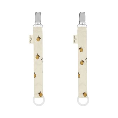 Fopspeenketting 2-pack Lemon