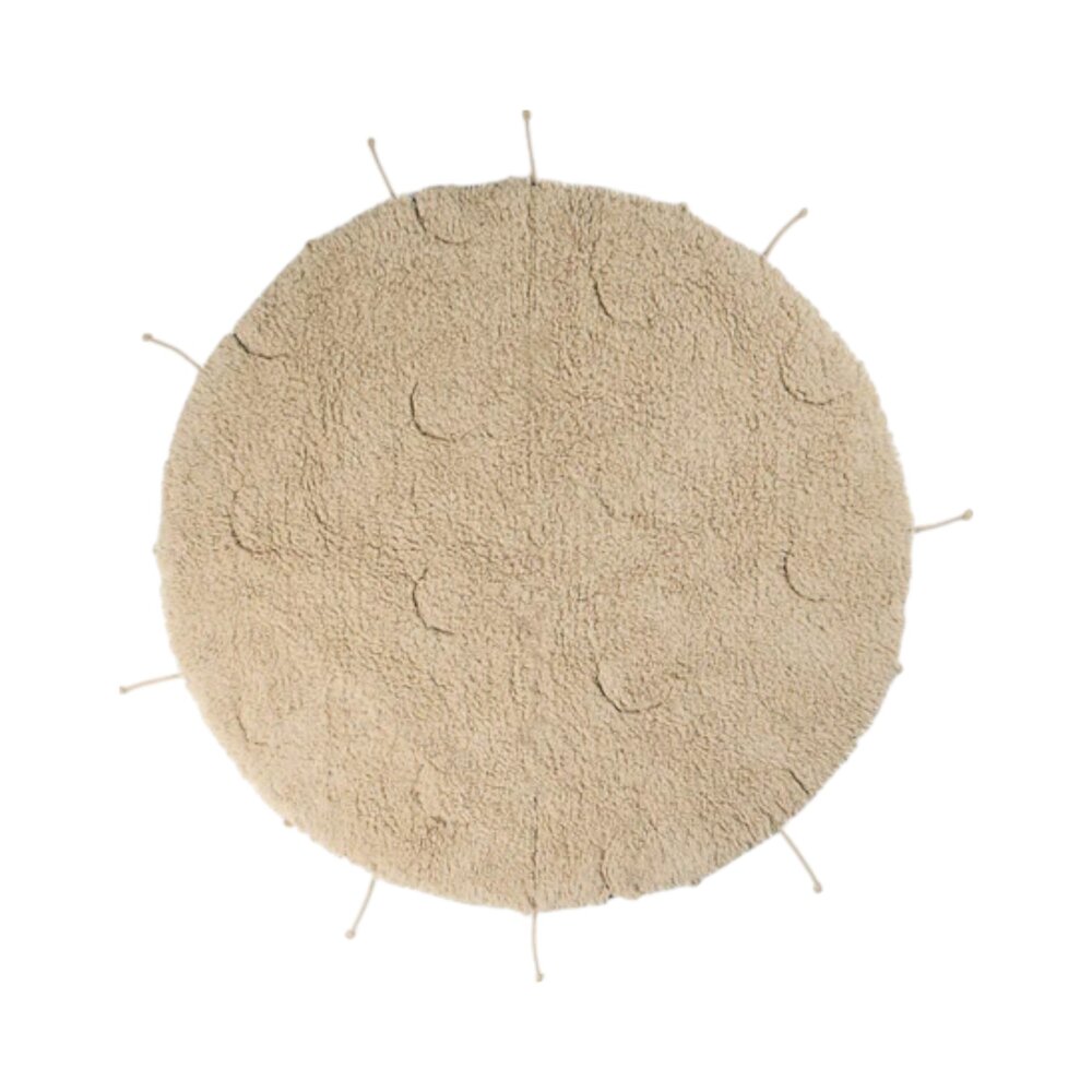 Wasbaar tapijt Moon Multishape - 100 Ø cm