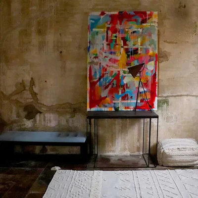 Tapijt Wasbaar - Tribu 120x160 cm Natural 