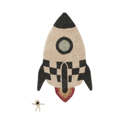 Wasbaar tapijt Rocket - 85 x 135 cm