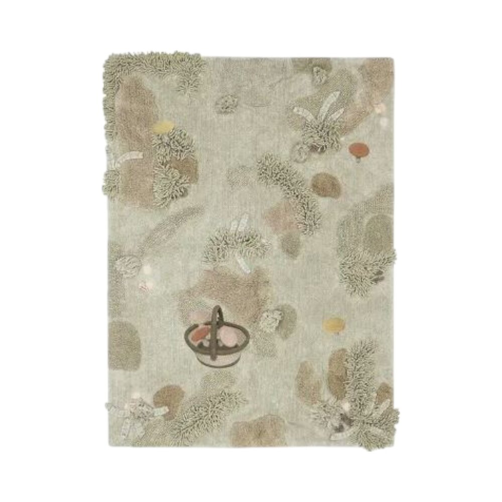 Wasbaar tapijt Herfstbos- 120 x 160 cm
