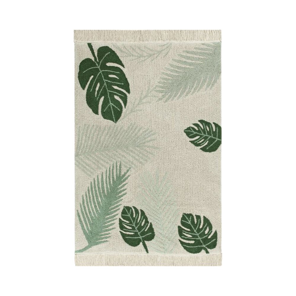Wasbaar tapijt Tropical Green - 140 x 200 cm