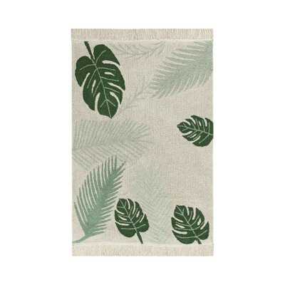 Wasbaar tapijt Tropical Green - 140 x 200 cm