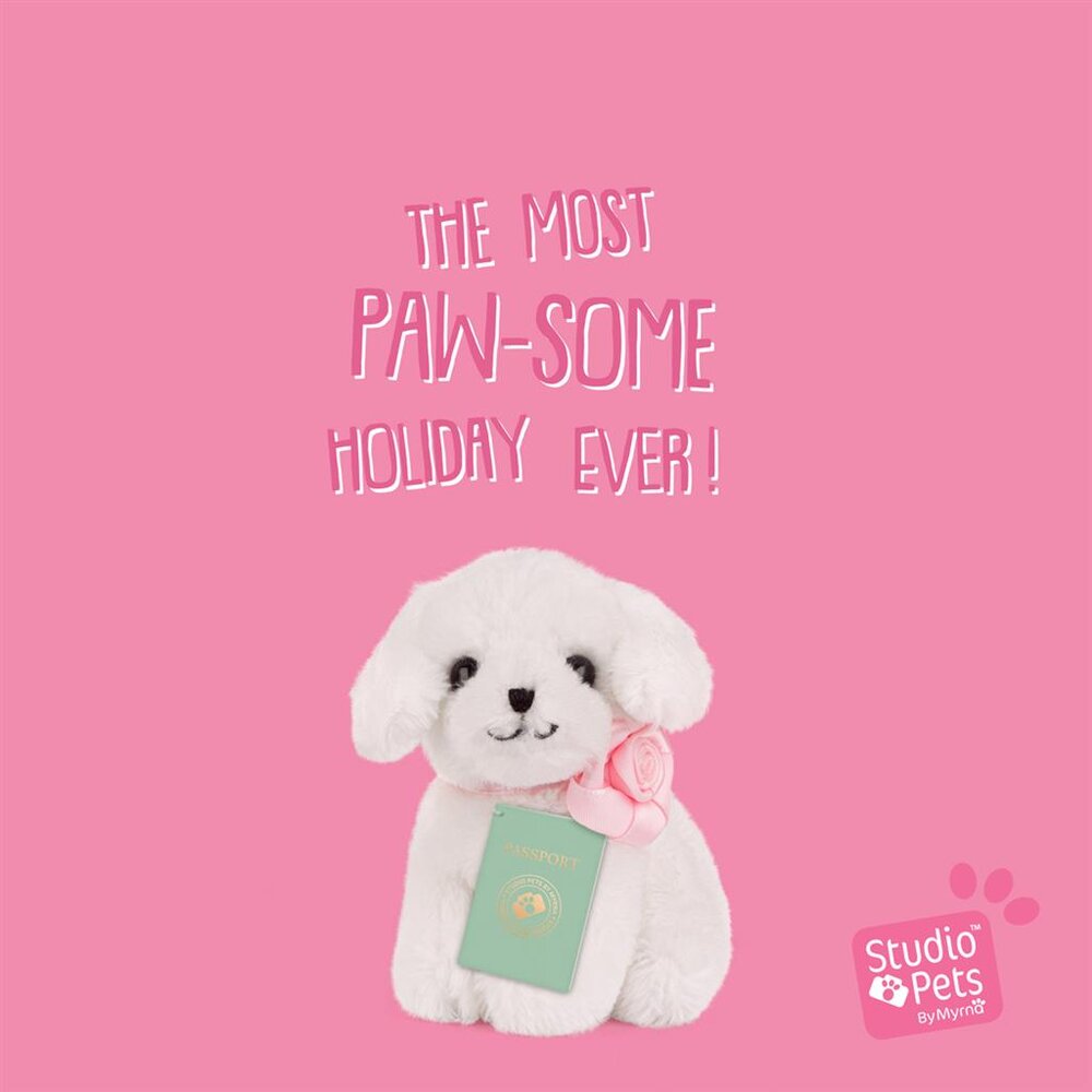 Mini Puppy Maltezer Flora (incl. paspoort en stickerboekje)