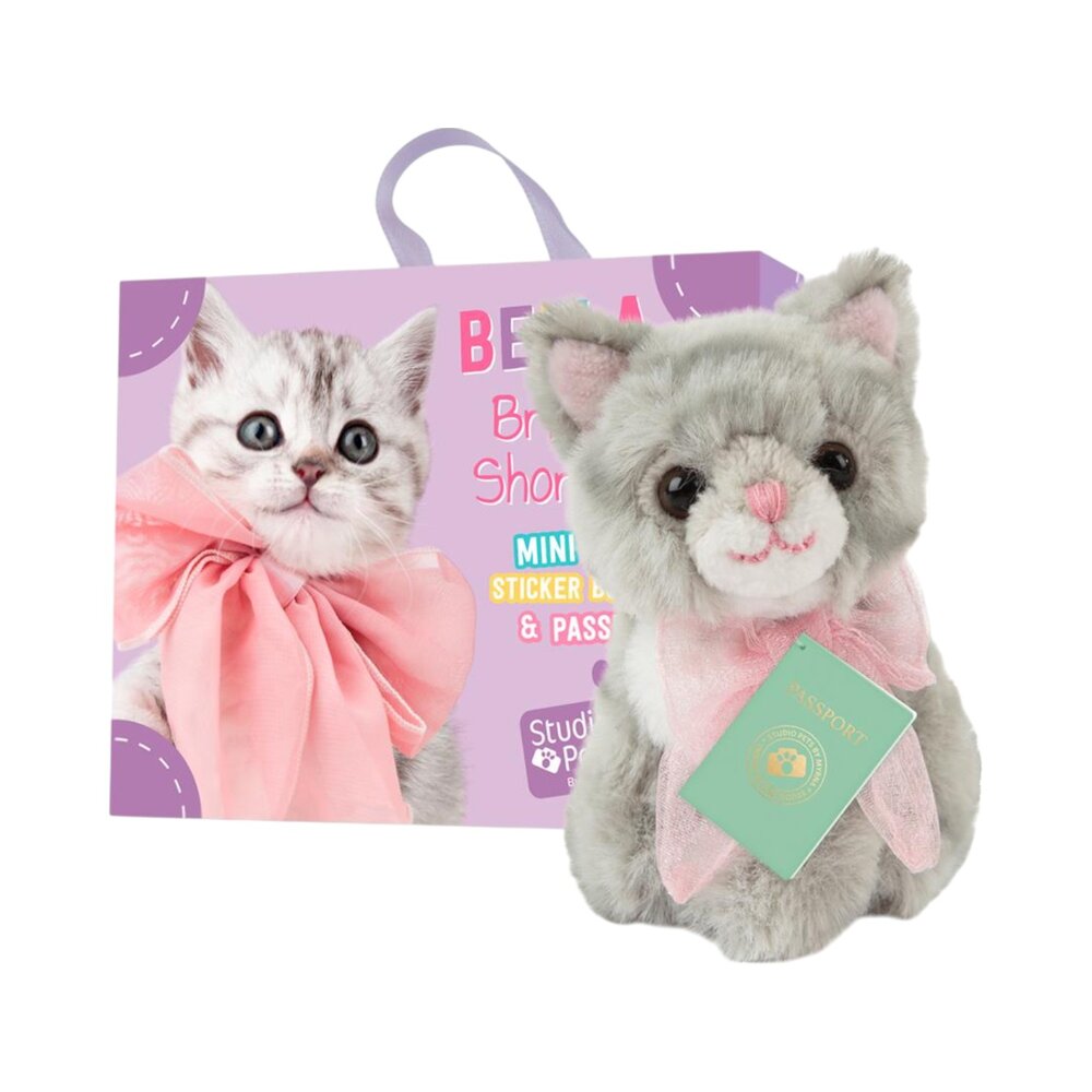 Mini Kitten Britse korthaar Bella (incl. paspoort en stickerboekje)