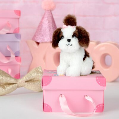 Mini knuffel Puppy Shih Tzu Sammy (met eigen pasport en stickerboekje)