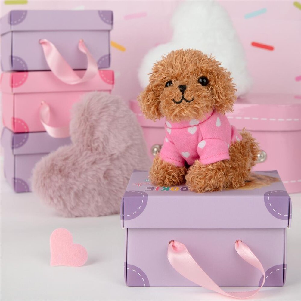 Mini Puppy Poodle Cookie (incl. paspoort en stickerboekje)