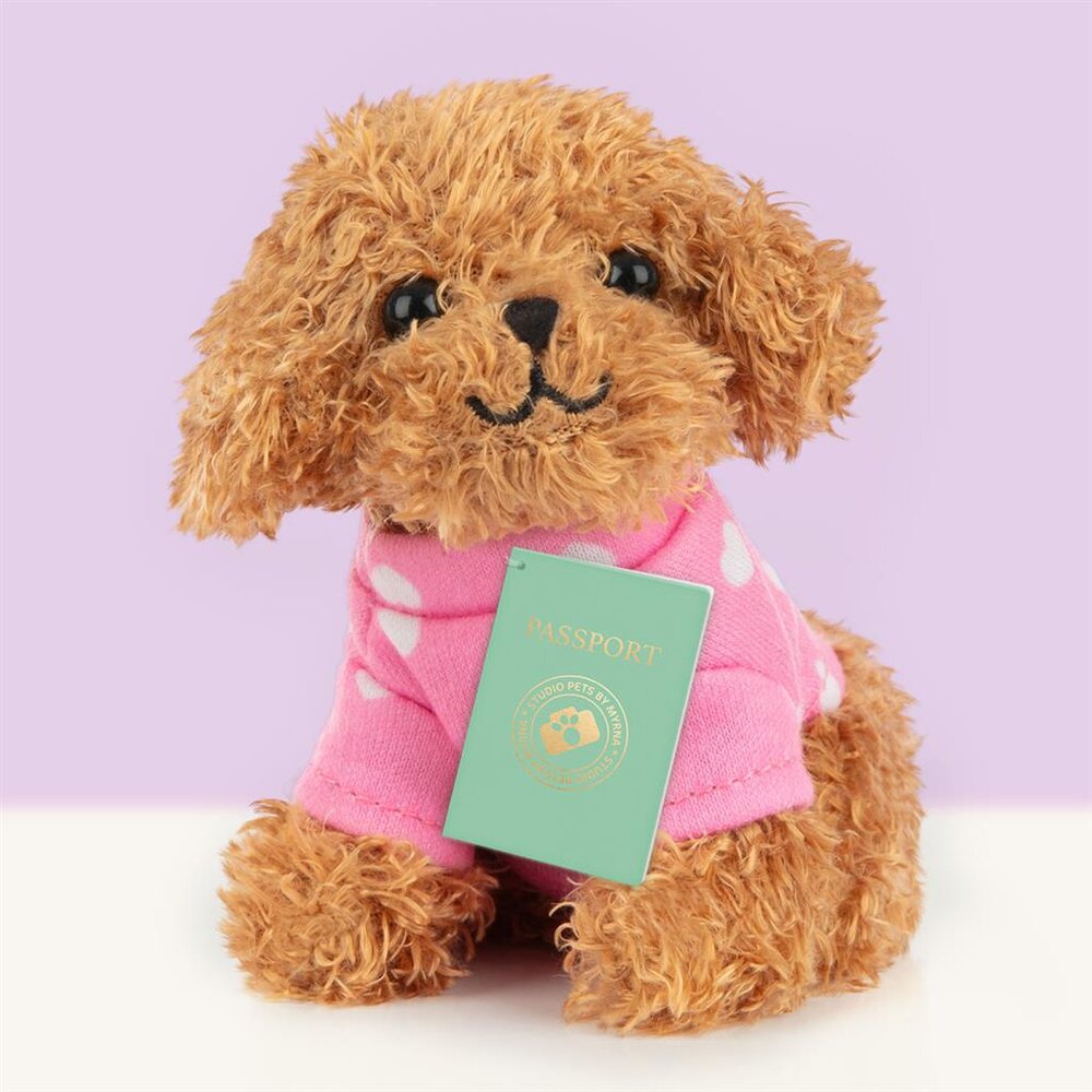 Mini Puppy Poodle Cookie (incl. paspoort en stickerboekje)