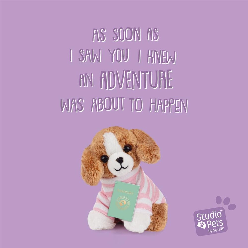 Mini Puppy Beagle Billie (incl. paspoort en stickerboekje)