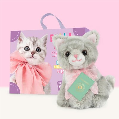 Mini Kitten Britse korthaar Bella (incl. paspoort en stickerboekje)