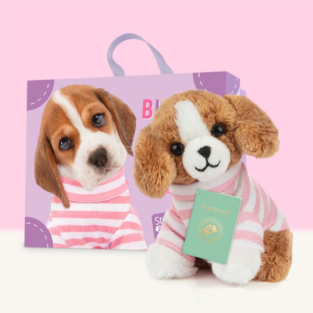 Mini Puppy Beagle Billie (incl. paspoort en stickerboekje)