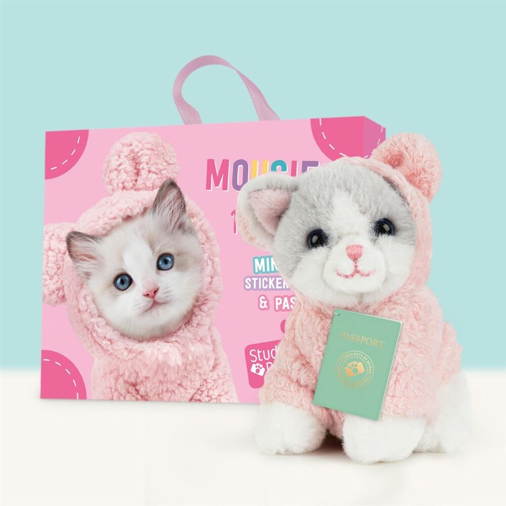 Mini Kitten Ragdoll Mousie (incl. paspoort en stickerboekje)