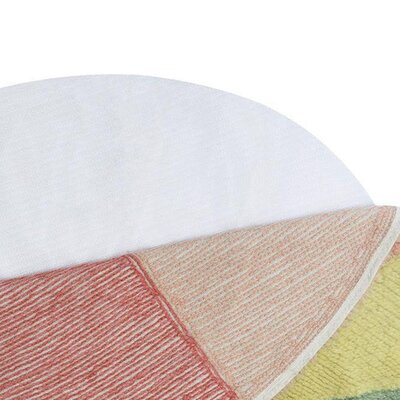 Wasbaar wollen tapijt Taartdiagram - 120x120 cm