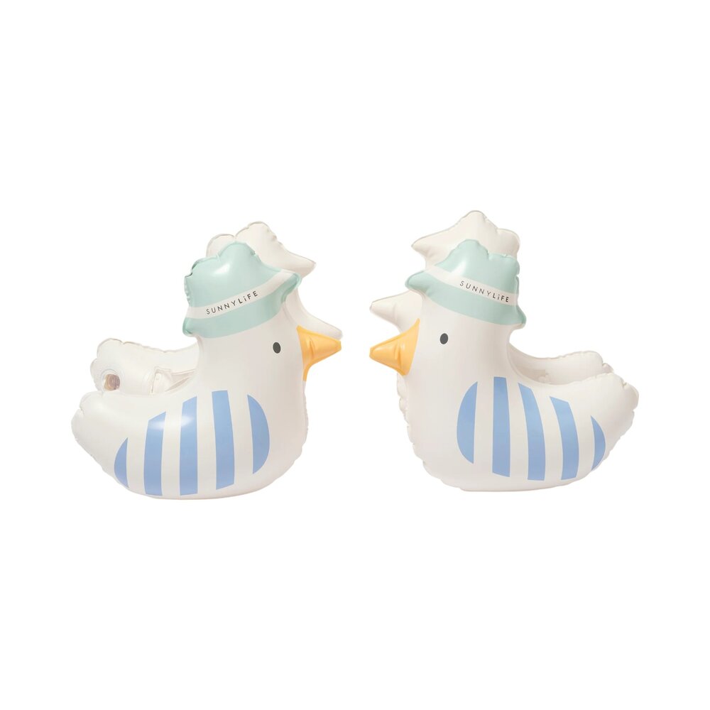 Opblaasbare Zwembandjes Sid the Seagull Blue Stripe Opblaasbare Zwembandjes Sid the Seagull Blue Stripe