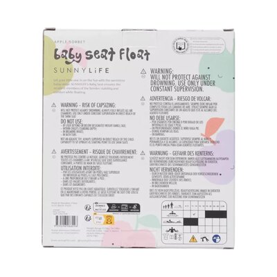 Baby Zwemband met zitje Apple Sorbet Multi