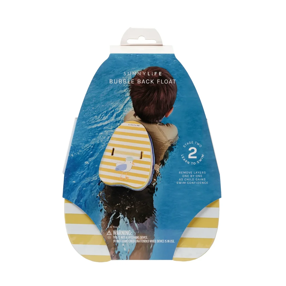 Leren zwemmen: rugdrijver Sid the Seagull Mustard Stripe